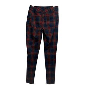 So Women’s Pants High‎ Rise Plaid Ponte Med Leggings Stretch Red Pockets